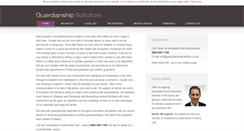 Desktop Screenshot of guardianshipsolicitors.co.uk